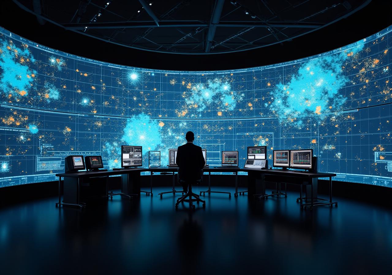 Weather forecasting analytics and professional data visualization